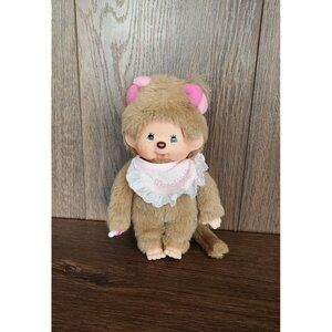 Monchhichi A Gift From Angel Beige Twin Tail Plush Retro Heart Wings Sekiguchi